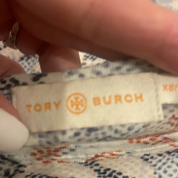 🥰 EUC Tory Burch womens t-shirt size XS - Picture 2 of 7